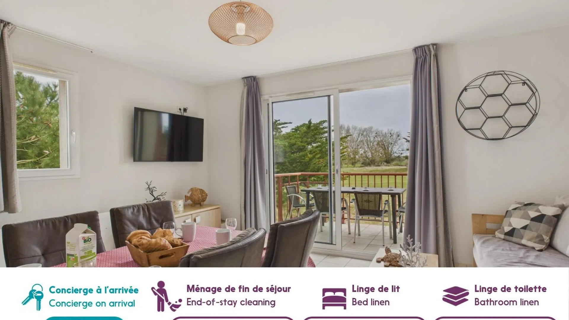 Appartement Vue Sur Le Golf De Frehel - Piscine Chauffee